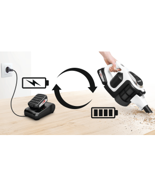 BOSCH BBS812PCK Stielsauger, Akkubetrieb