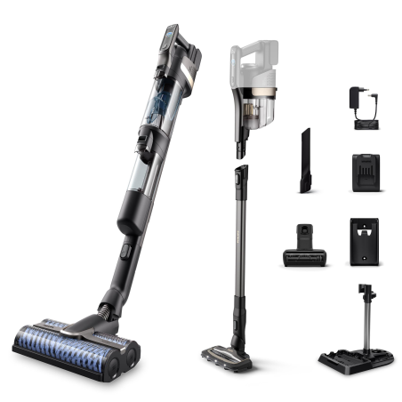 PHILIPS XW9383/01 AquaTrio Cordless Serie 9000 saugen und wischen, kabellos, Nass-/Trockensauger, Akkubetrieb