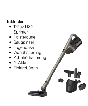 MIELE Triflex HX2 Sprinter Stielsauger, Akkubetrieb