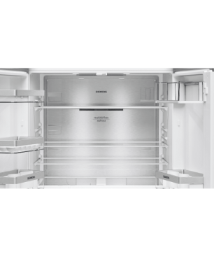 SIEMENS KF96NAXEA iQ500 French Door (E, 1830 mm hoch, blackSteel)