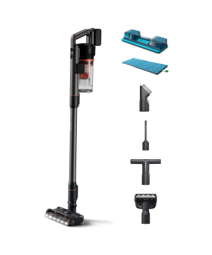 PHILIPS XC7055/01 Aqua mit Laufzeit von bis zu 80 Min., kabellos, Stielsauger, Akkubetrieb, 25,2 Volt