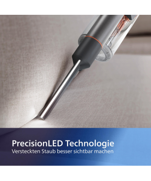 PHILIPS XC7055/01 Aqua mit Laufzeit von bis zu 80 Min., kabellos, Stielsauger, Akkubetrieb, 25,2 Volt