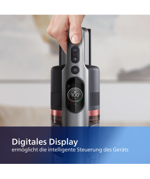 PHILIPS XC7055/01 Aqua mit Laufzeit von bis zu 80 Min., kabellos, Stielsauger, Akkubetrieb, 25,2 Volt