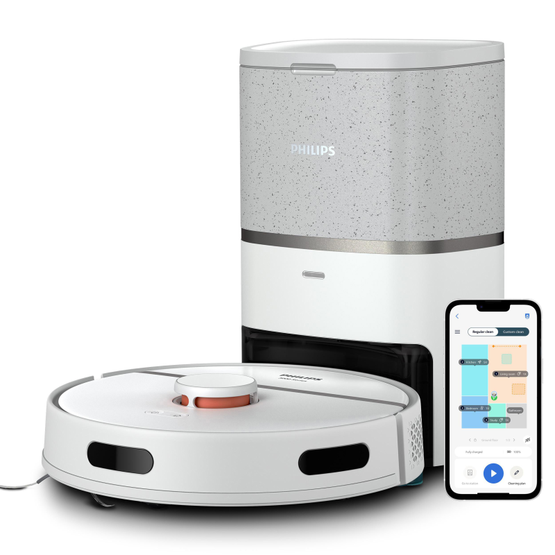 PHILIPS XU3110/02 HomeRun 3000 Series Aqua mit Entleerungsstation, Wischfunktion und App connection Saugroboter PHILIPS XU3110/02 HomeRun 3000 Series Aqua mit Entleerungsstation, Wischfunktion und App connection Saugroboter