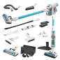 GENIUS A81149 Invictus X7 2in1 Nass und Trocken 31 tlg. Stielsauger, Akkubetrieb, 380 Watt