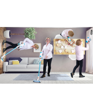 GENIUS A81149 Invictus X7 2in1 Nass und Trocken 31 tlg. Stielsauger, Akkubetrieb, 380 Watt