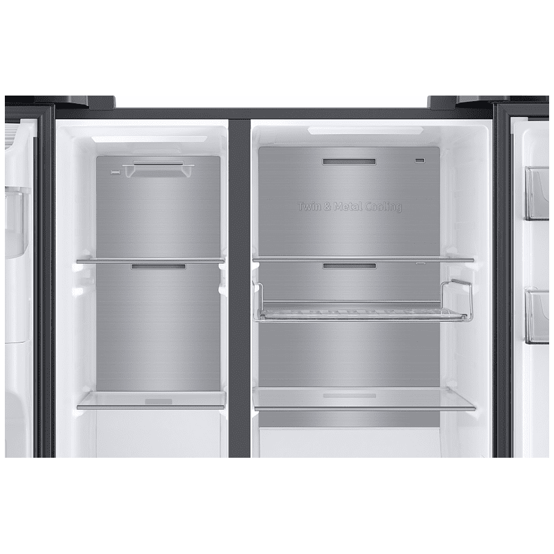 AMSUNG RS6GA8821B1/EG Side-by-Side (E, 1780 mm hoch, Premium Black Steel/Schwarz)
