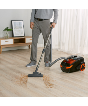 THOMAS DryBox Amfibia pet Nass- / Trockensauger, schwarz/orange