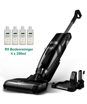 TESVOR R5 Nass-Trockensauger, Schwarz