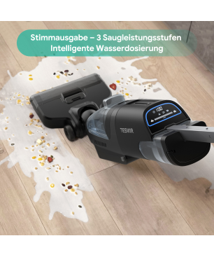 TESVOR R5 Nass-Trockensauger, Schwarz