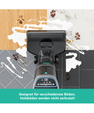 TESVOR R5 Nass-Trockensauger, Schwarz