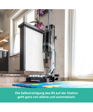 TESVOR R5 Nass-Trockensauger, Schwarz