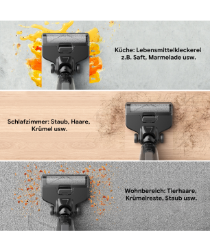 TESVOR R5 Nass-Trockensauger, Schwarz
