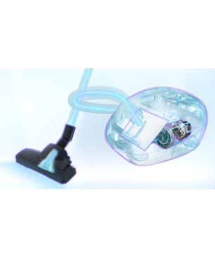 BOSCH BGB75XSIL Staubsauger, maximale Leistung: 650 Watt