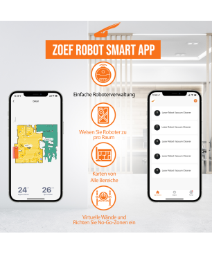 ZOEF ROBOT Willem mit Absaugung Saugroboter