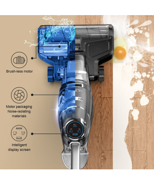 LIECTROUX i5Pro Stabstaubsauger, Akkubetrieb, 250 Watt
