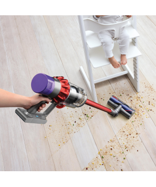 DYSON Cyclone V10 Motorhead Stielsauger, Akkubetrieb, 525 Watt, Rot