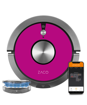 ZACO A9sPro Hot Pink Saugroboter