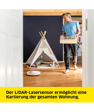 KÄRCHER Saugroboter mit Wischfunktion RCV 3 Wisch- und Saugroboter