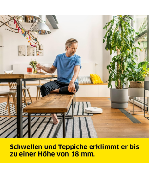 KÄRCHER Saugroboter mit Wischfunktion RCV 3 Wisch- und Saugroboter