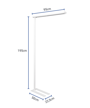 MAUL MAULjet white LED LED-Stehleuchte