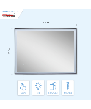 PACO HOME Tracy Spiegelleuchte