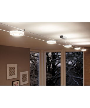PAULMANN LICHT DiscLED I (94109) Seilsystem Warmweiß