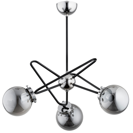 ALFA WOHNRAUMLEUCHTEN Sagito Chrom Hängeleuchte, Metall / Glas