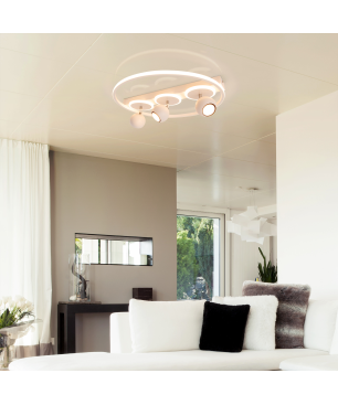 NÄVE LEUCHTEN RONDA LED Deckenleuchte Warmweiss