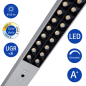 MAUL MAULsirius colour vario sensor LED silver LED-Stehleuchte