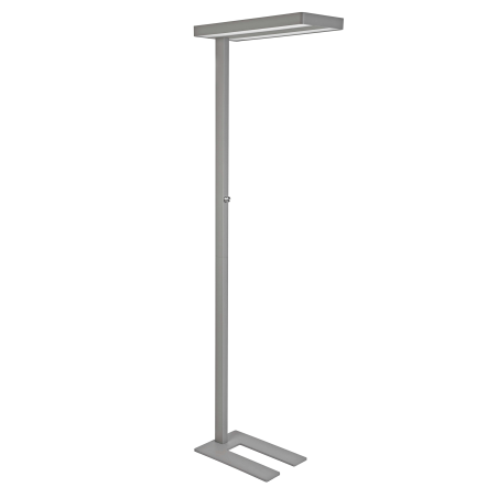 MAUL MAULjaval silver LED Stehleuchte, Aluminium, Stahl