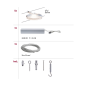 PAULMANN LICHT DiscLED II (94110) Seilsystem Warmweiß