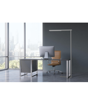 MAUL MAULjet silver LED LED-Stehleuchte