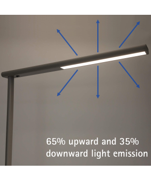 MAUL MAULjet silver LED LED-Stehleuchte