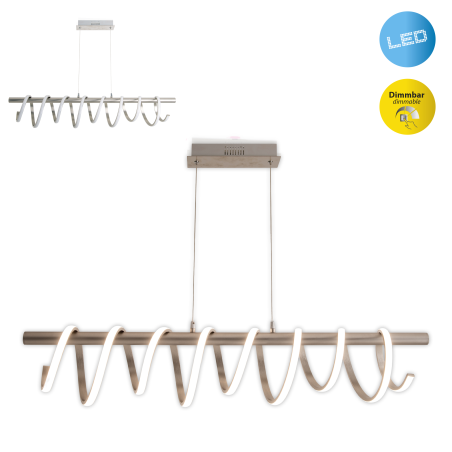 NÄVE LEUCHTEN BELLEZA LED Pendelleuchte Warmweiss