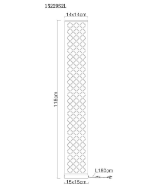 GLOBO 15229S2L Stehleuchte
