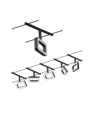 PAULMANN LICHT CorDuo (94485) Seilsystem Universalweiß
