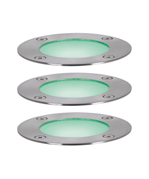 PAULMANN LICHT Smart Home Zigbee Plug & Shine Basisset Bodeneinbauleuchte Bodenaufbauleuchte Farbwechsel RGBW|Tunable White