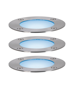 PAULMANN LICHT Smart Home Zigbee Plug & Shine Basisset Bodeneinbauleuchte Bodenaufbauleuchte Farbwechsel RGBW|Tunable White