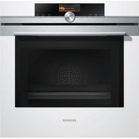 SIEMENS HM676G0W1, Einbaubackofen mit Mikrowellenfunktion (Einbaugerät, 67 Liter, 594 mm breit), iQ700