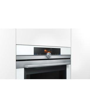SIEMENS HM676G0W1, Einbaubackofen mit Mikrowellenfunktion (Einbaugerät, 67 Liter, 594 mm breit), iQ700