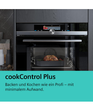 SIEMENS HM676G0W1, Einbaubackofen mit Mikrowellenfunktion (Einbaugerät, 67 Liter, 594 mm breit), iQ700