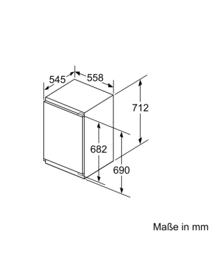 SIEMENS GI11VADC0 Gefrierschrank (C, 73 Liter, 712 mm hoch)