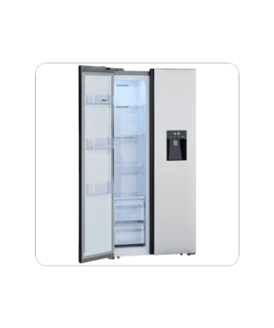 PKM SBS 472.4 A+NFWDIX Side by Side (F, 178,00 cm hoch, Edelstahl)