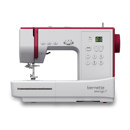 BERNETTE SEW & Go 7 computergesteuert Nähmaschine (6 (1-Stufe))