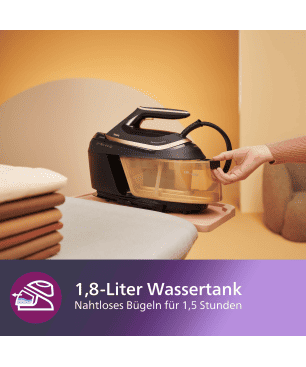PHILIPS PSG6064/80 Serie PerfectCare 6000 Dampfbügelstation (2400 Watt, 8 bar)