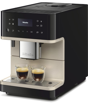 MIELE CM 6360 MilkPerfection Kaffeevollautomat Obsidianschwarz/CleanSteelMetallic