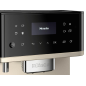 MIELE CM 6360 MilkPerfection Kaffeevollautomat Obsidianschwarz/CleanSteelMetallic