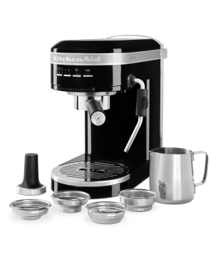 KITCHENAID 5KES6503EOB ARTISAN Espressomaschine Onyx Schwarz