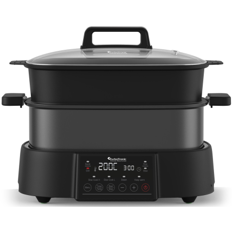 TURBOTRONIC BY Z-LINE MC6 Multikocher (1250 Watt, schwarz)